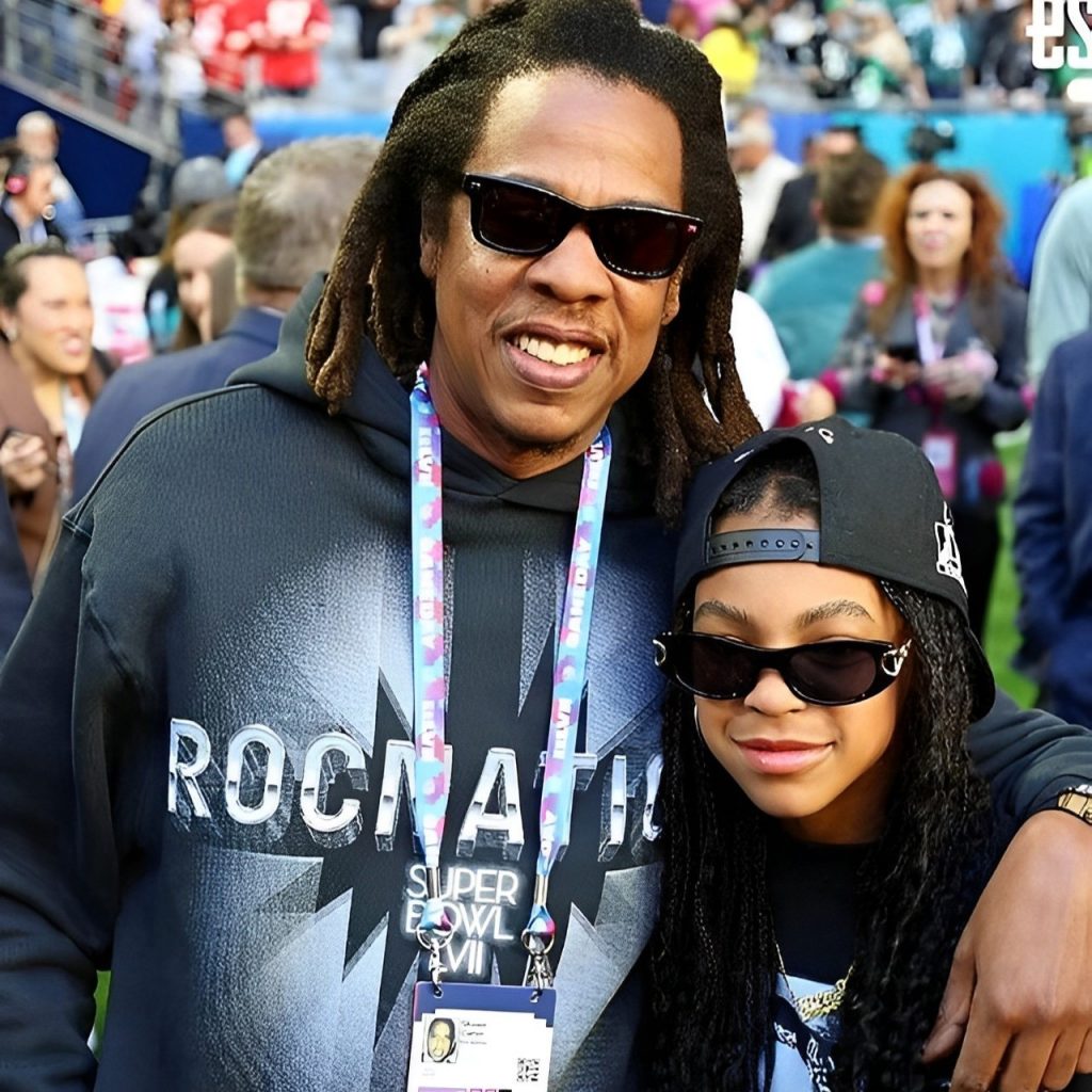 Blue Ivy Carter And Her Father