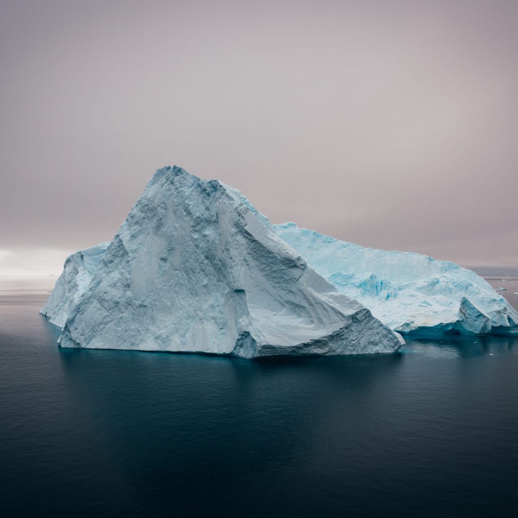 Big iceberg in lake whatsapp dp image