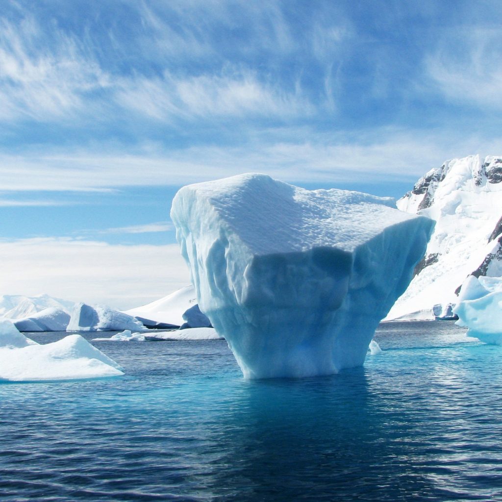 Full of iceberg in lake whatsapp dp image