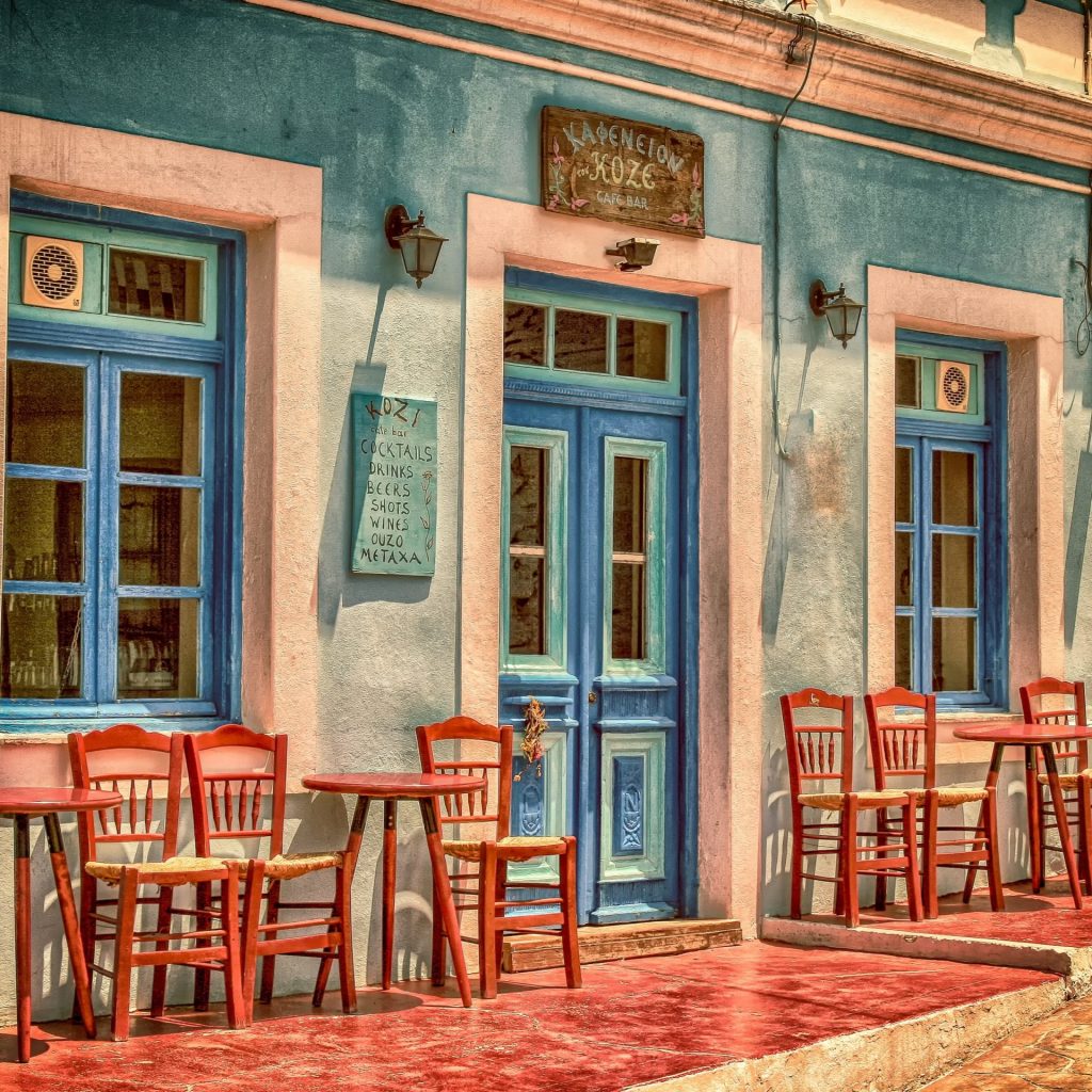 A Cafe In Summer Whatsapp Dp Image