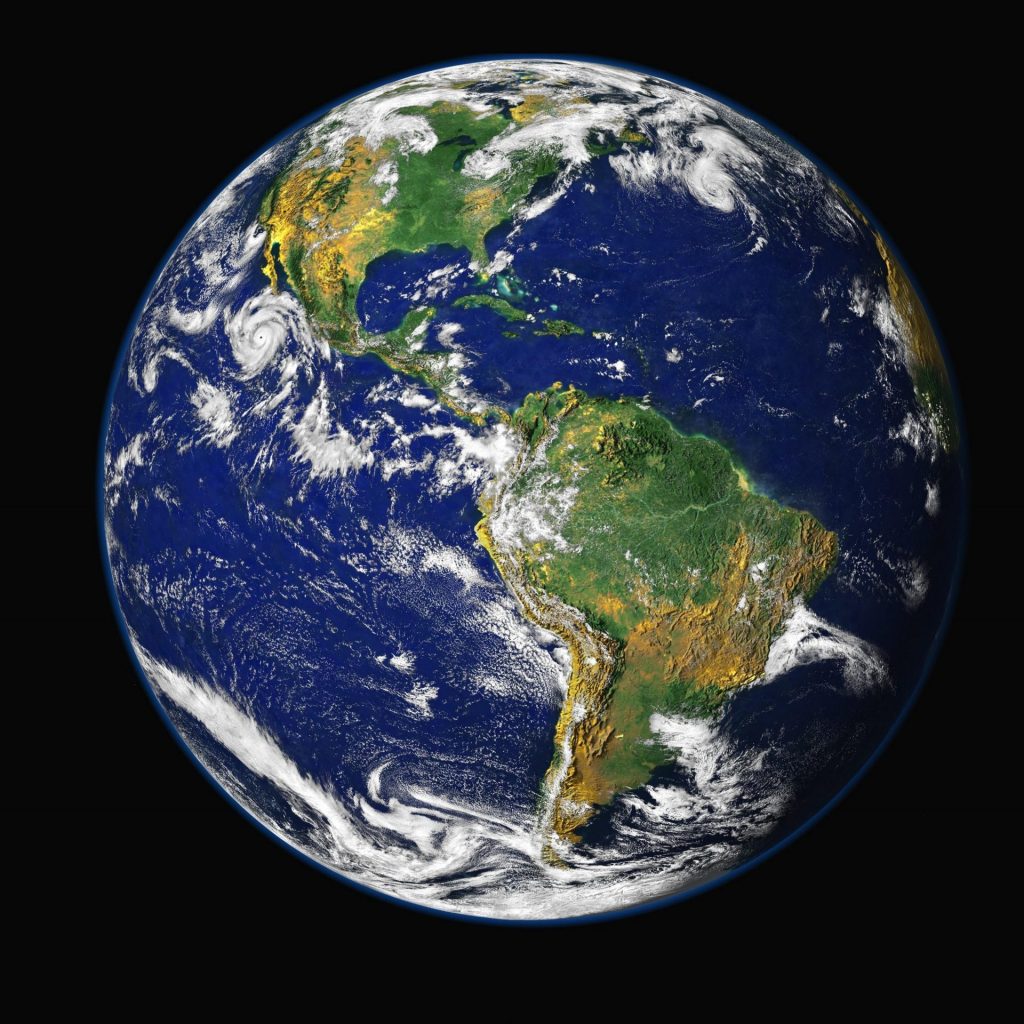 A Earth Globe Planet Whatsapp Dp Image