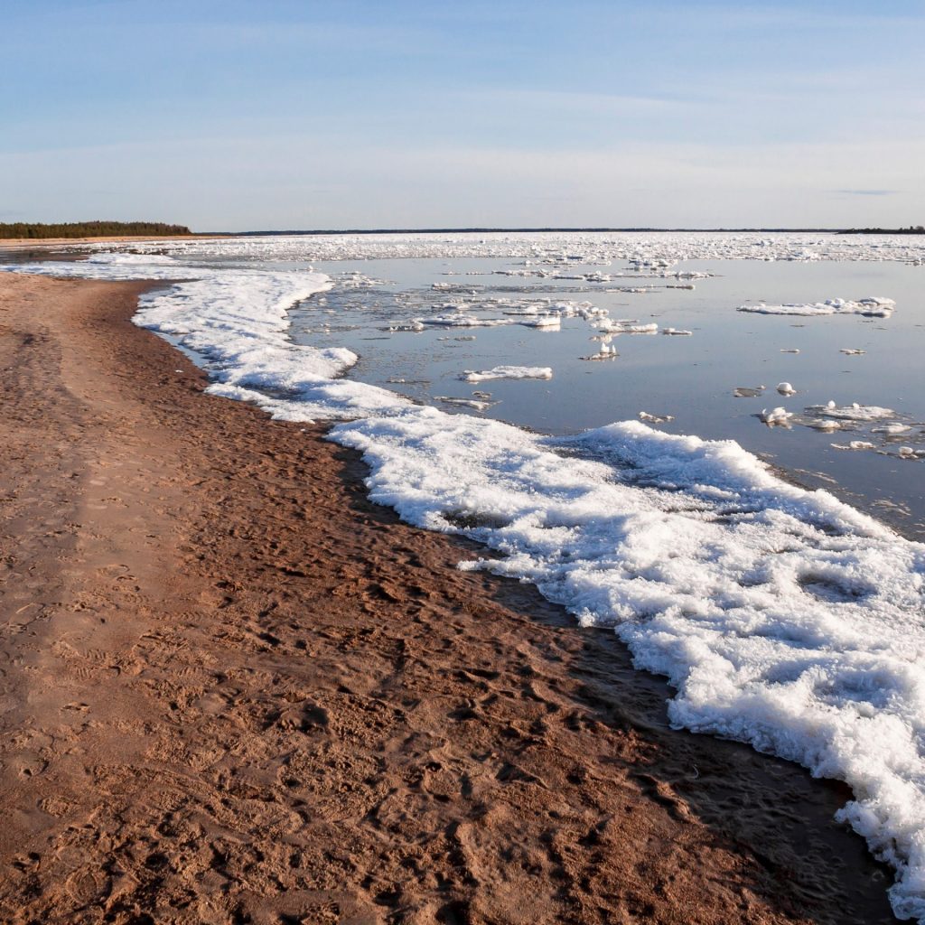 A beach ice sand Sleet whatsapp dp image