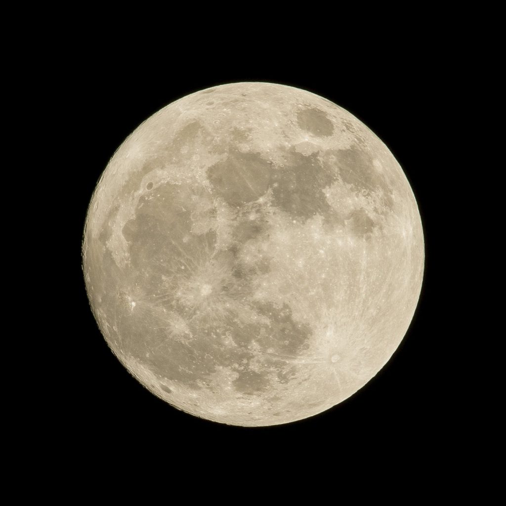 A full moon whatsapp dp image