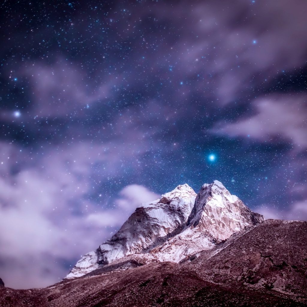 Star Night In The Himalayas Whatsapp Dp Image