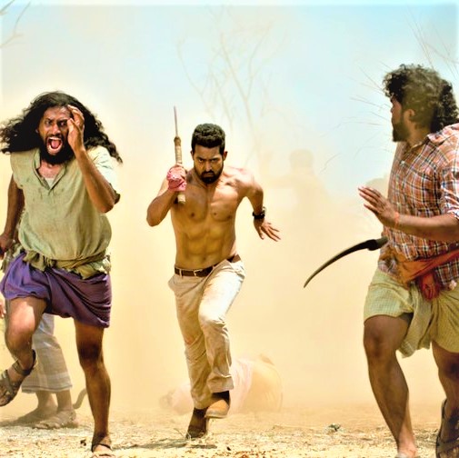 Jr NTR Attack Villans With Knife In Aravinda Sametha Movie Whatsapp Dp Image