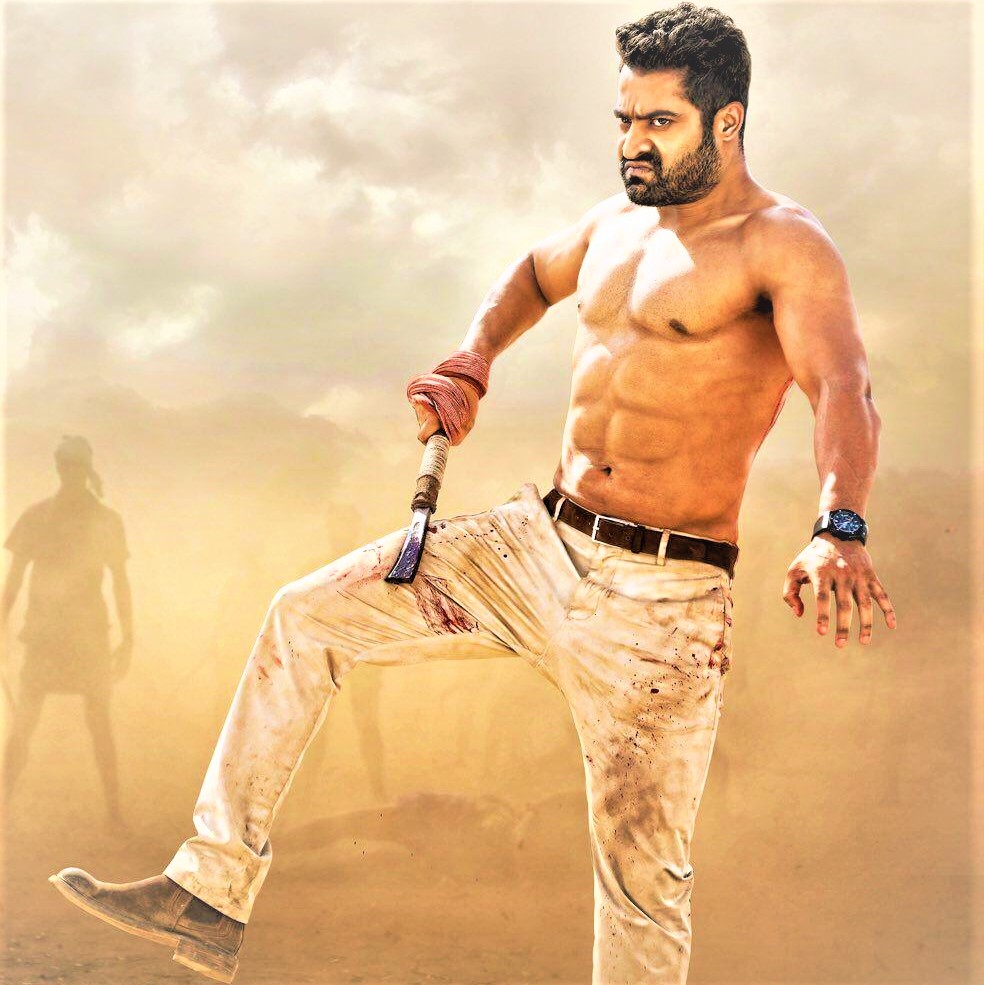 Jr NTR Fight Scene In Aravinda Sametha Movie Whatsapp Dp Image