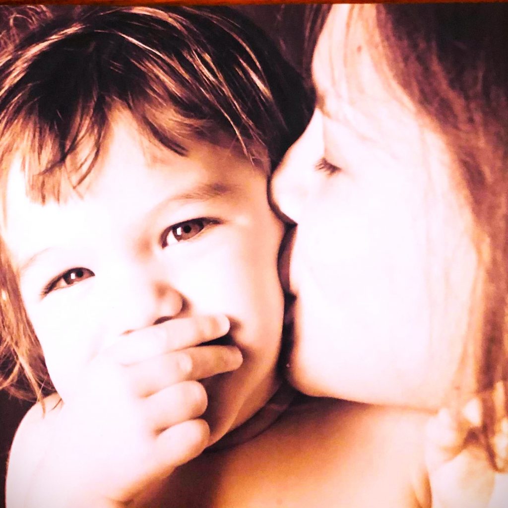 Katie Holmes Kissing His Child WhatsApp DP Image