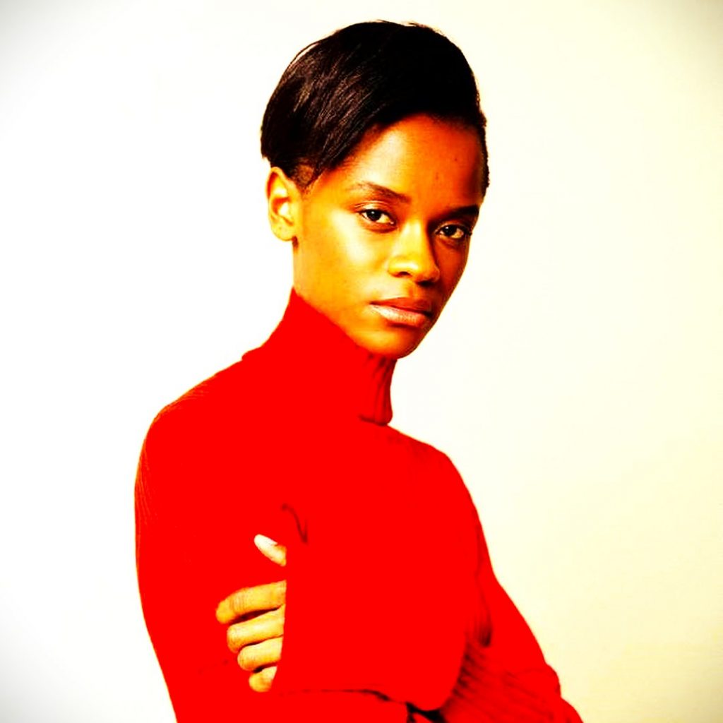 Letitia Wright In Red Dress WhatsApp DP Image