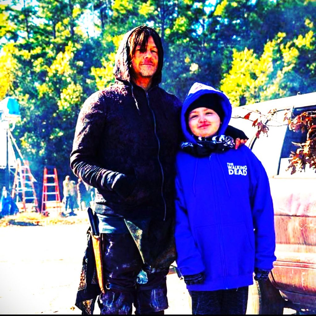 Norman Reedus And His Son WhatsApp DP Image