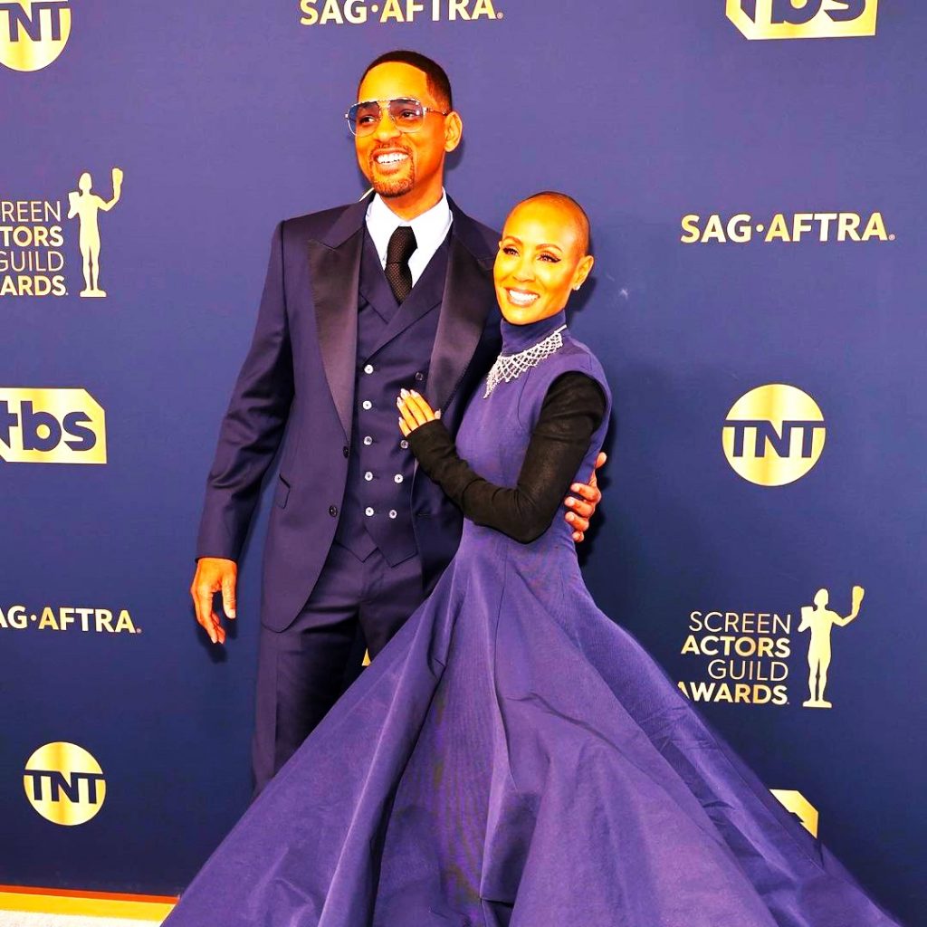Will Smith And His Wife In Award Function WhatsApp DP Image