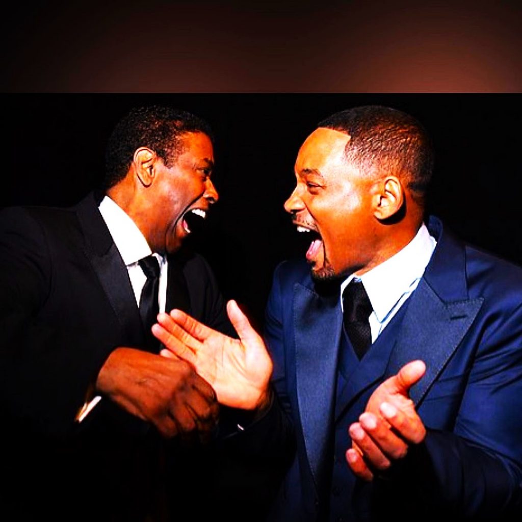 Will Smith Laugh With Friend WhatsApp DP Image