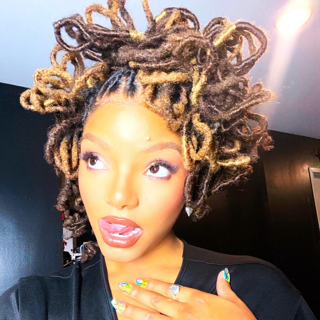 Halle Bailey Face Expression WhatsApp DP Image