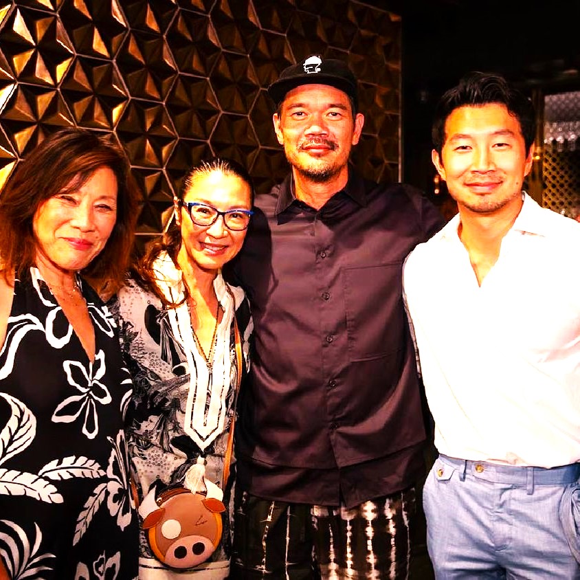 Simu Liu And His Family WhatsApp DP Image