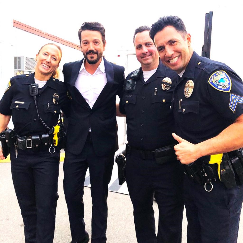 Diego Luna And Security Guards WhatsApp DP Image