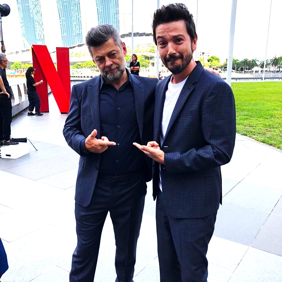 Diego Luna And Andrew Serkis WhatsApp DP Image