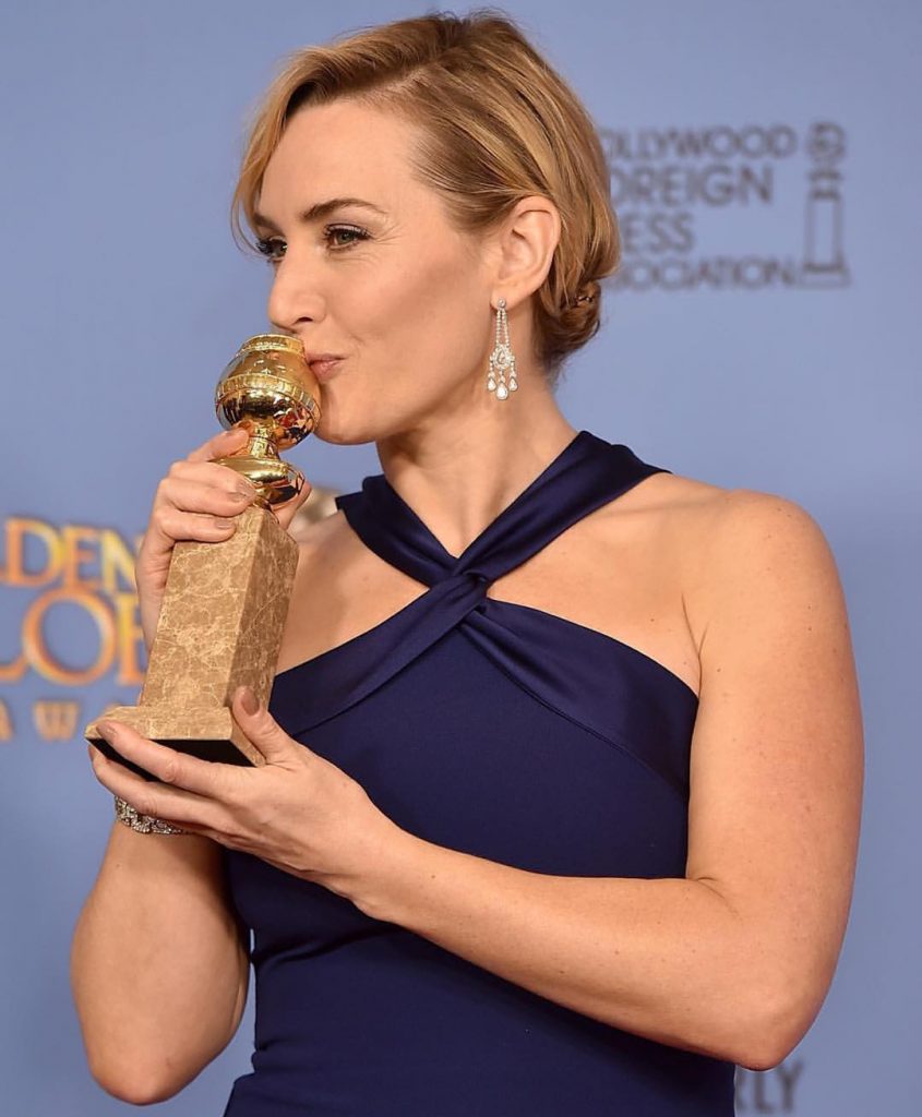 Kate Winslet Kiss The award Image