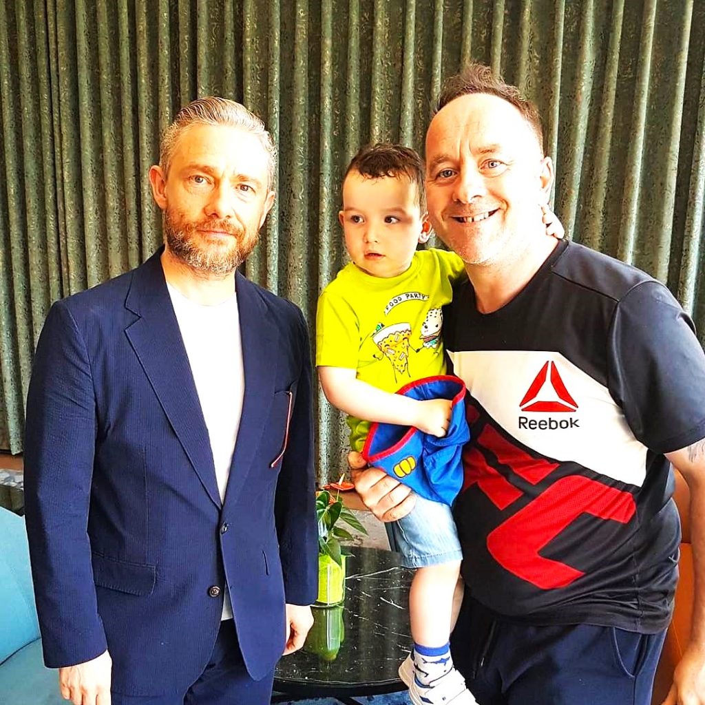 Martin Freeman And His Fan WhatsApp DP Image