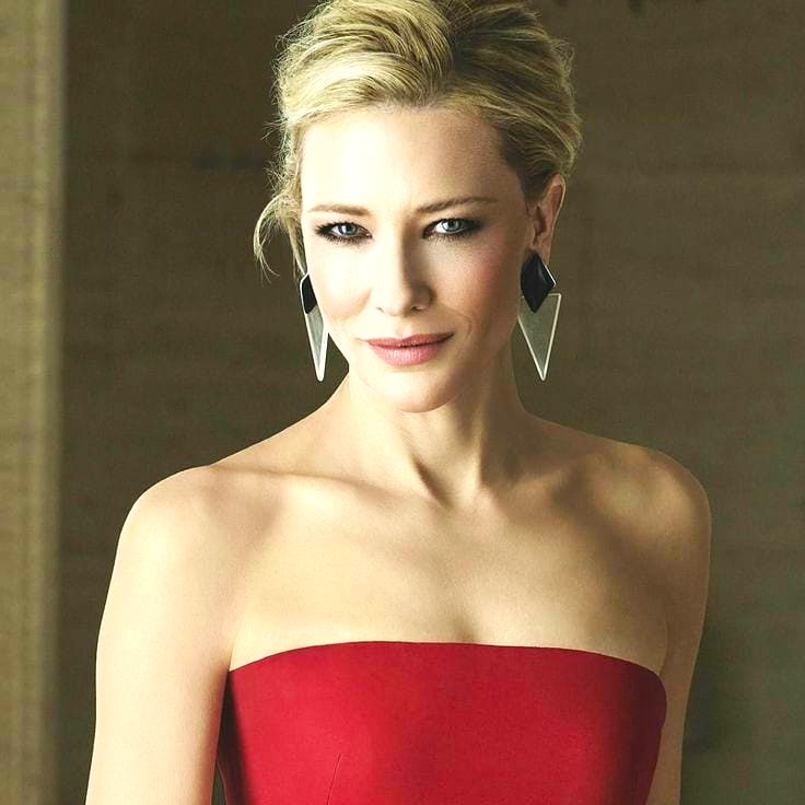 Cate Blanchett Earrings Style WhatsApp DP Image