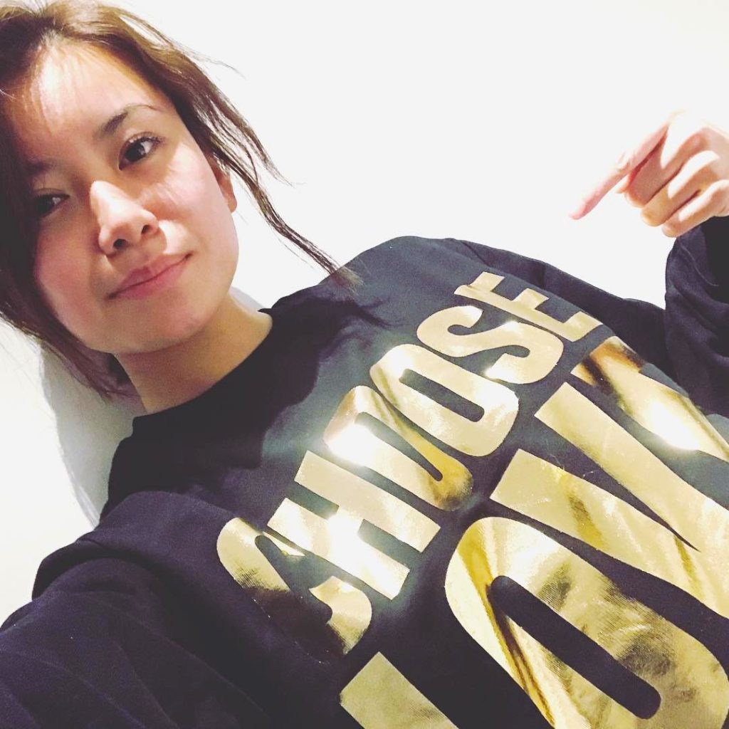 Katie Leung Busy In Promoting T Shirt WhatsApp DP Image