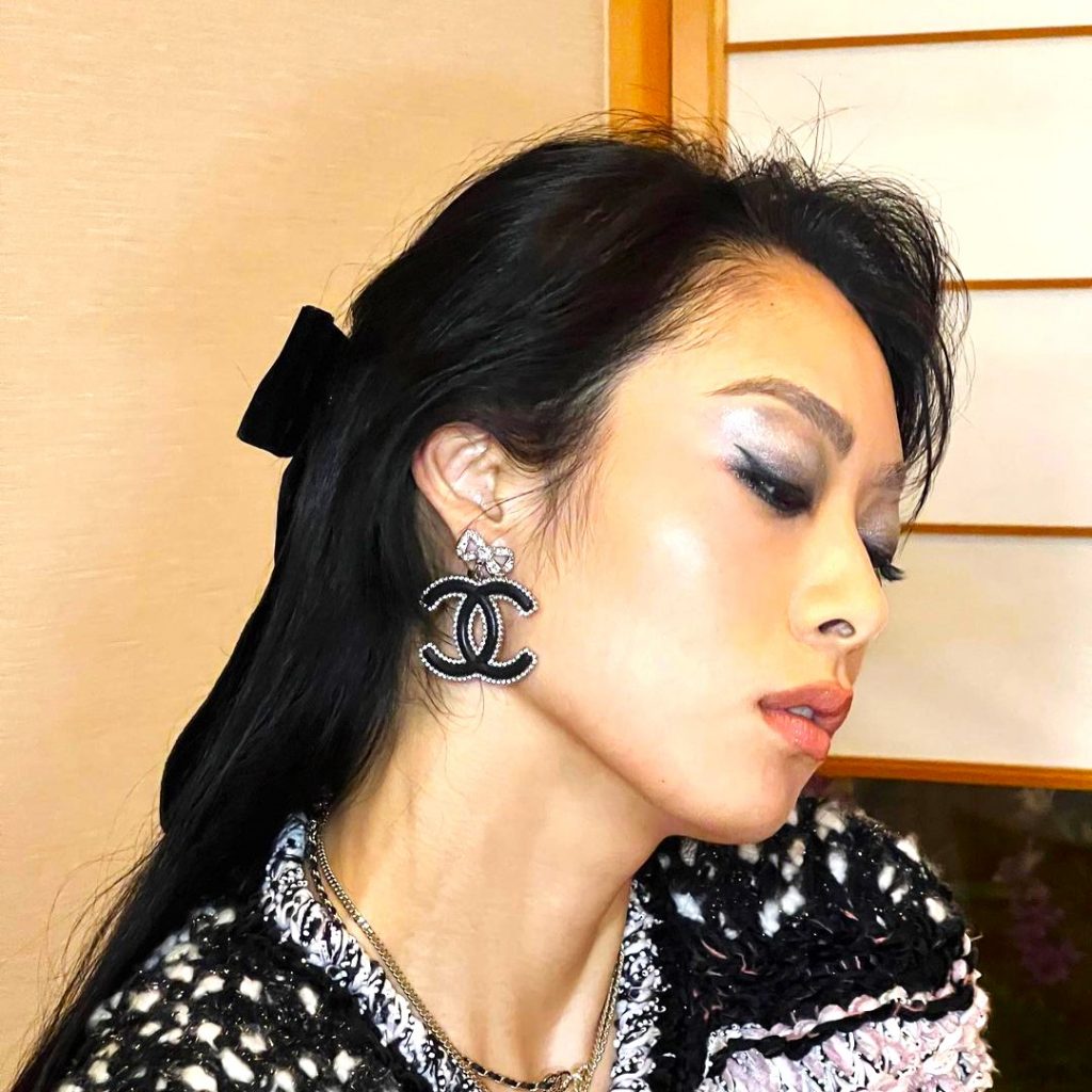 Rina Sawayama Earrings Style WhatsApp DP Image