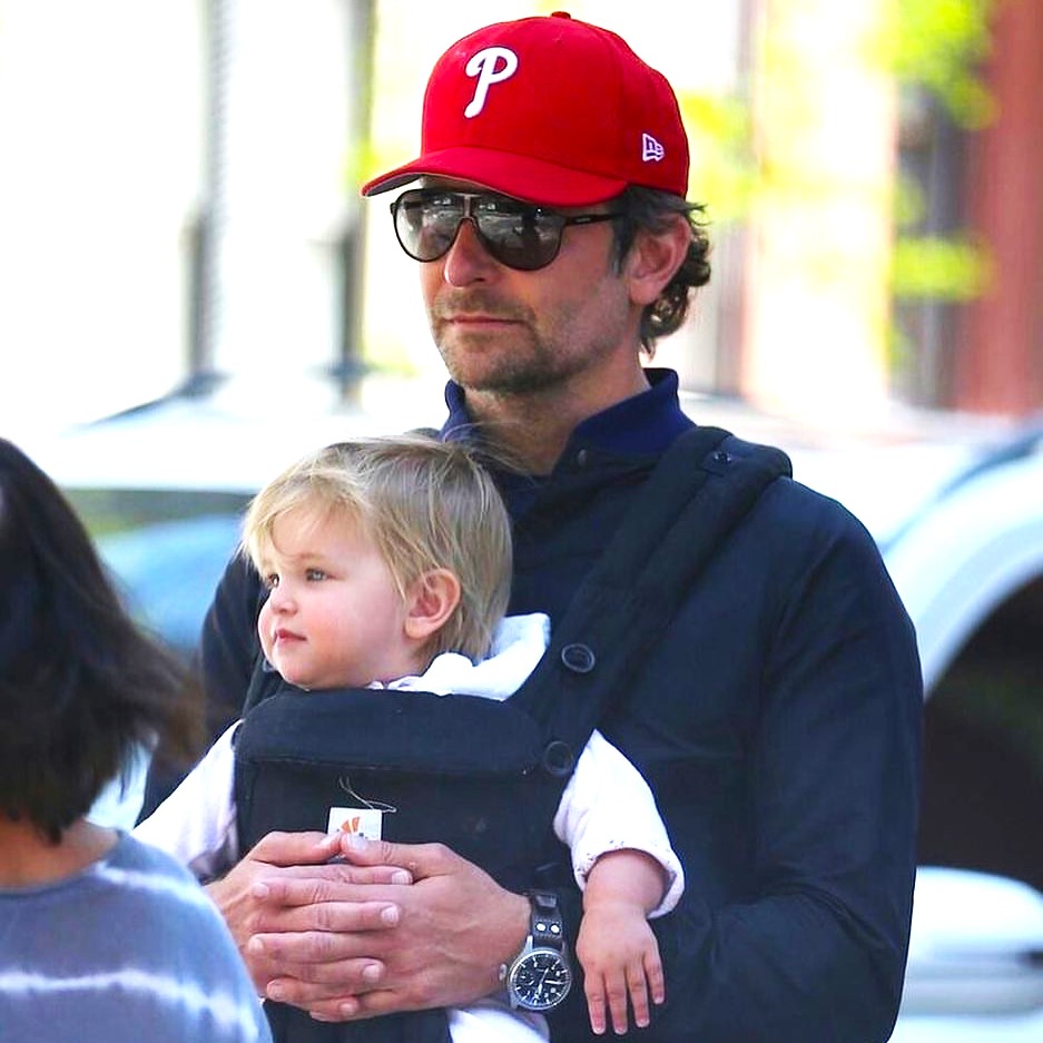 Bradley Cooper And His Son WhatsApp DP Image