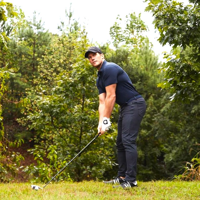 Chris Pratt Busy In Playing Golf WhatsApp DP Image