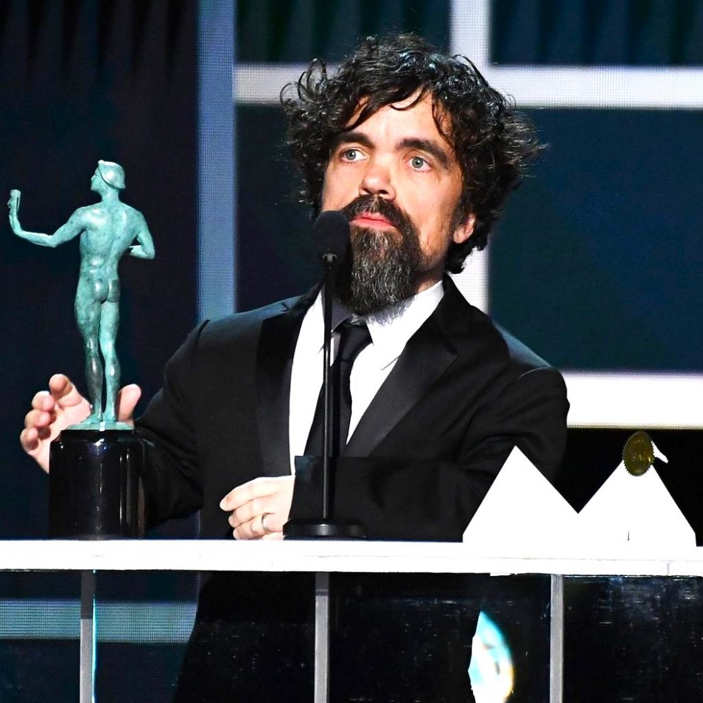 Peter Dinklage And His Award WhatsApp DP Image