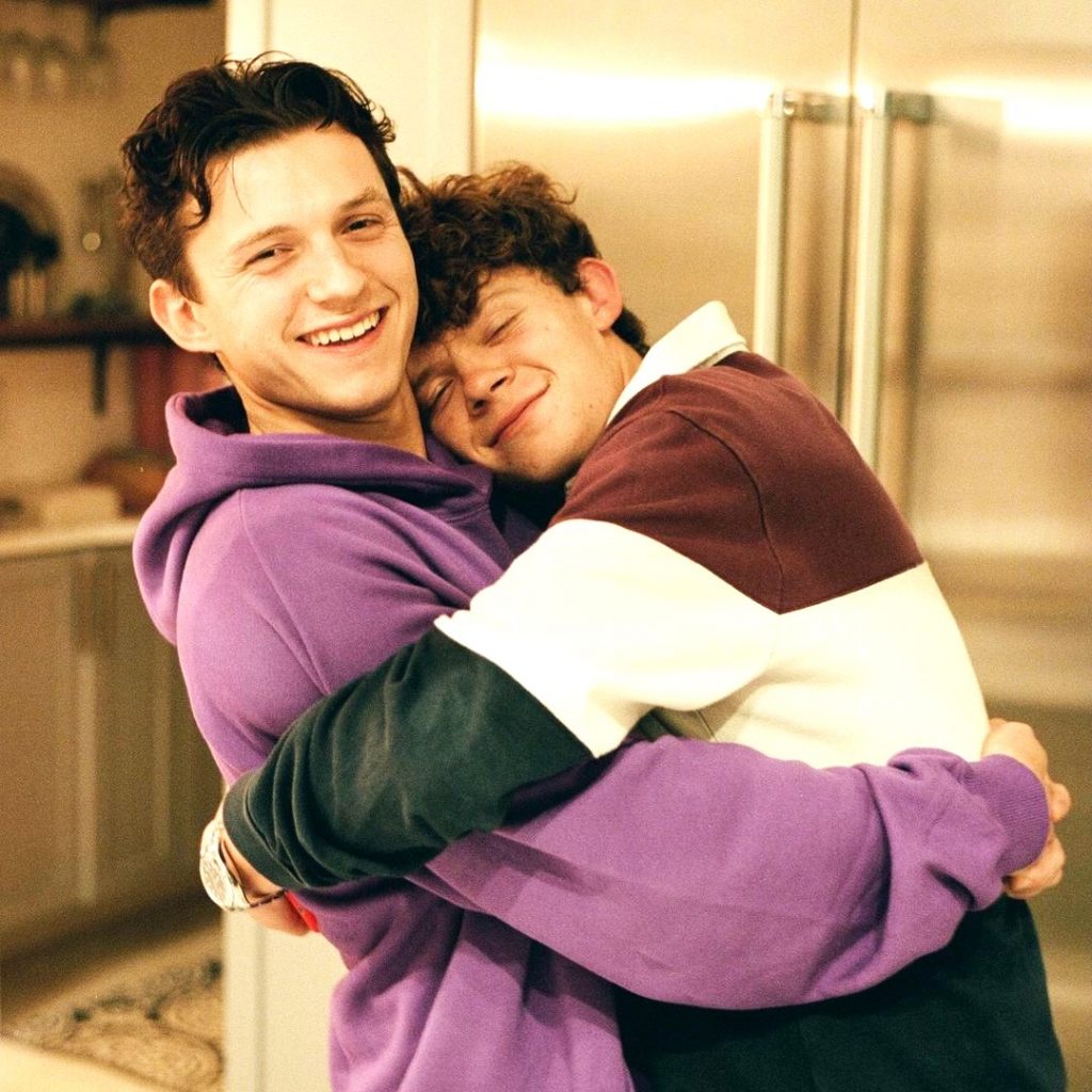 Tom Holland And His Brother WhatsApp DP Image