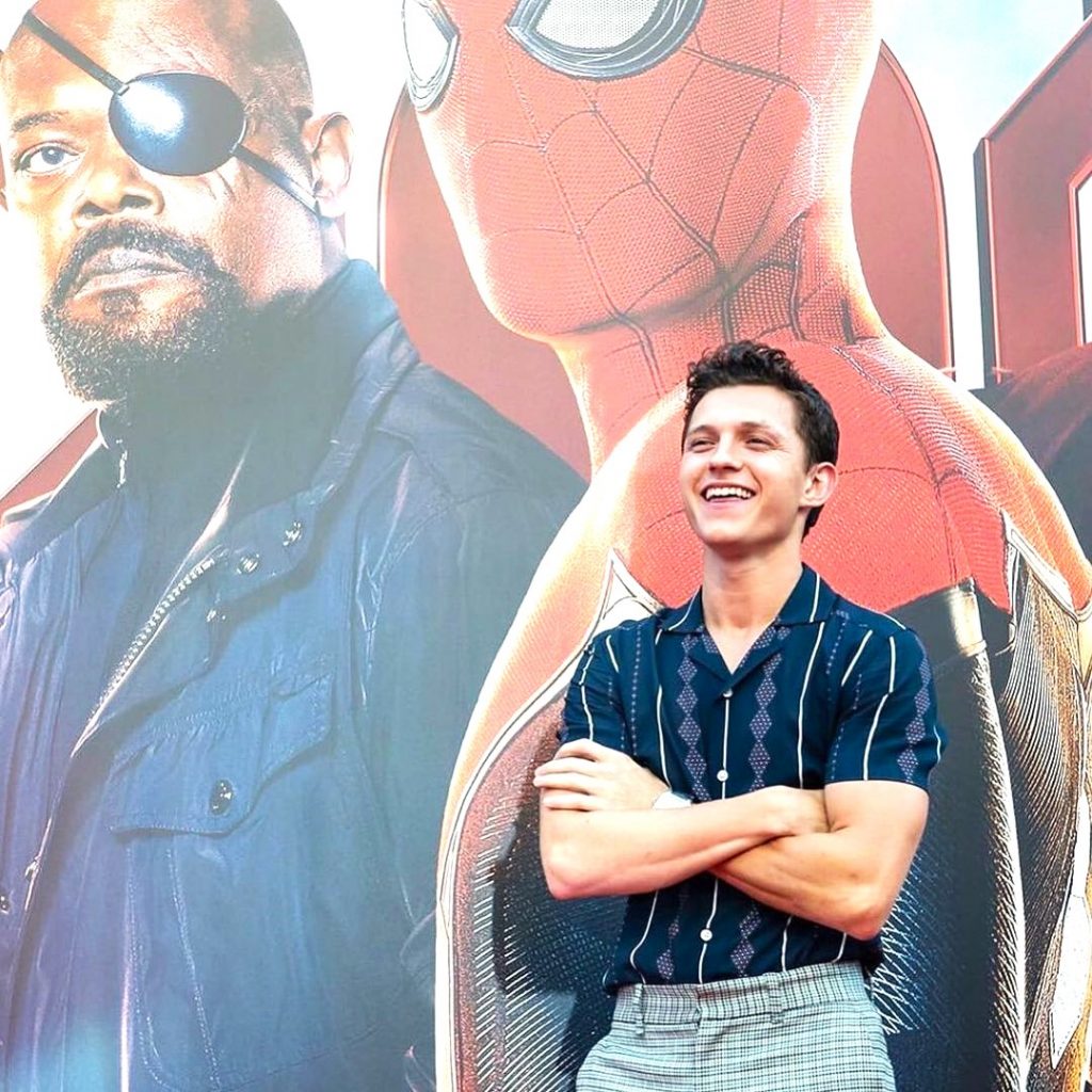 Tom Holland Smiling Face WhatsApp DP Image