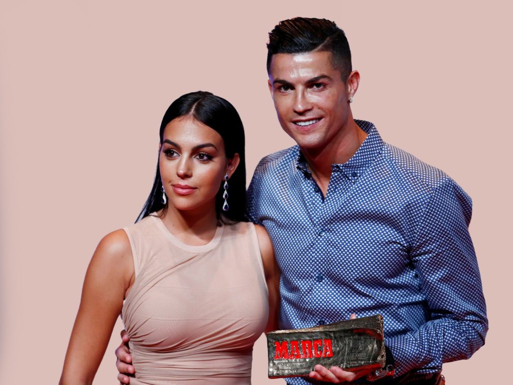 Cristiano Ronaldo with partner Georgina Rodriguez 2