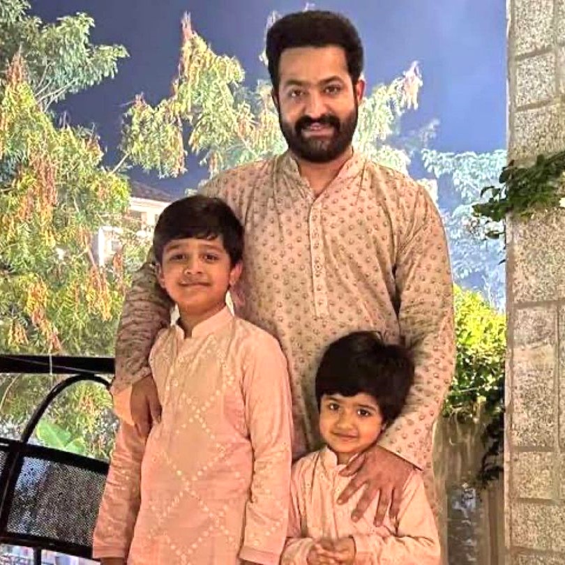 Jr Ntr And His Son Image