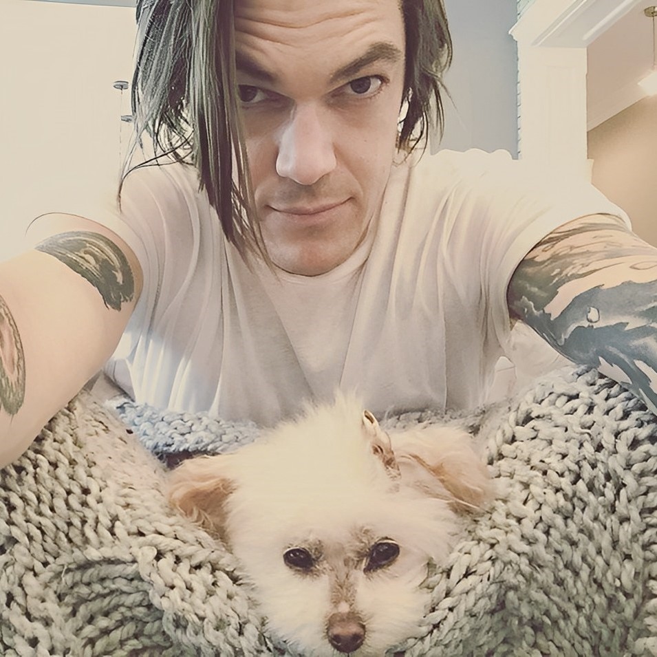 Christopher French And His Pet