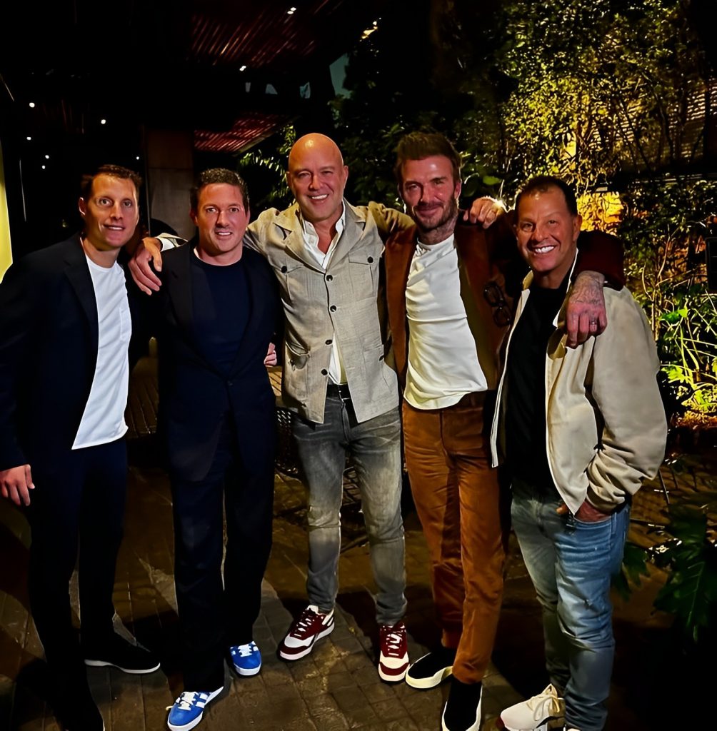 David Beckham And His Friends