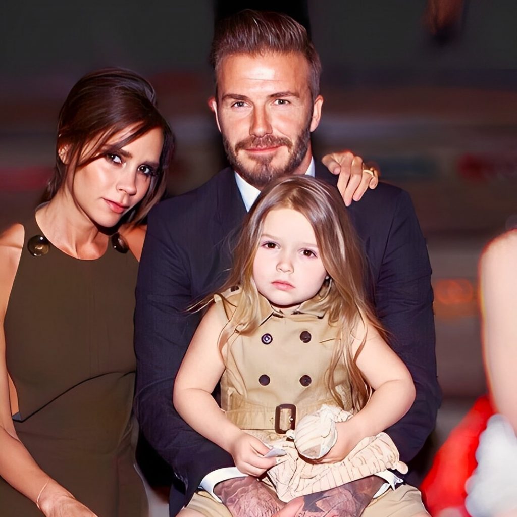 Harper Seven Beckham And His Parents