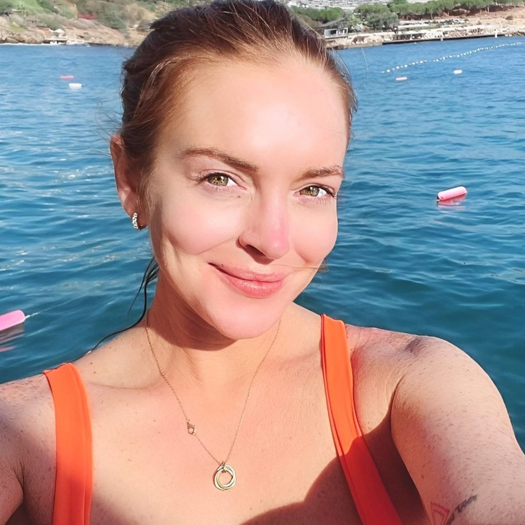 Lindsay Lohan Smile Face