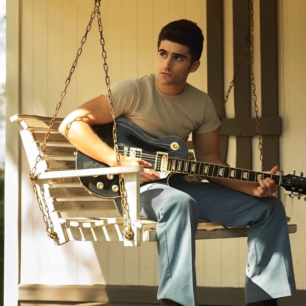 Max Ehrich Playing Guitar
