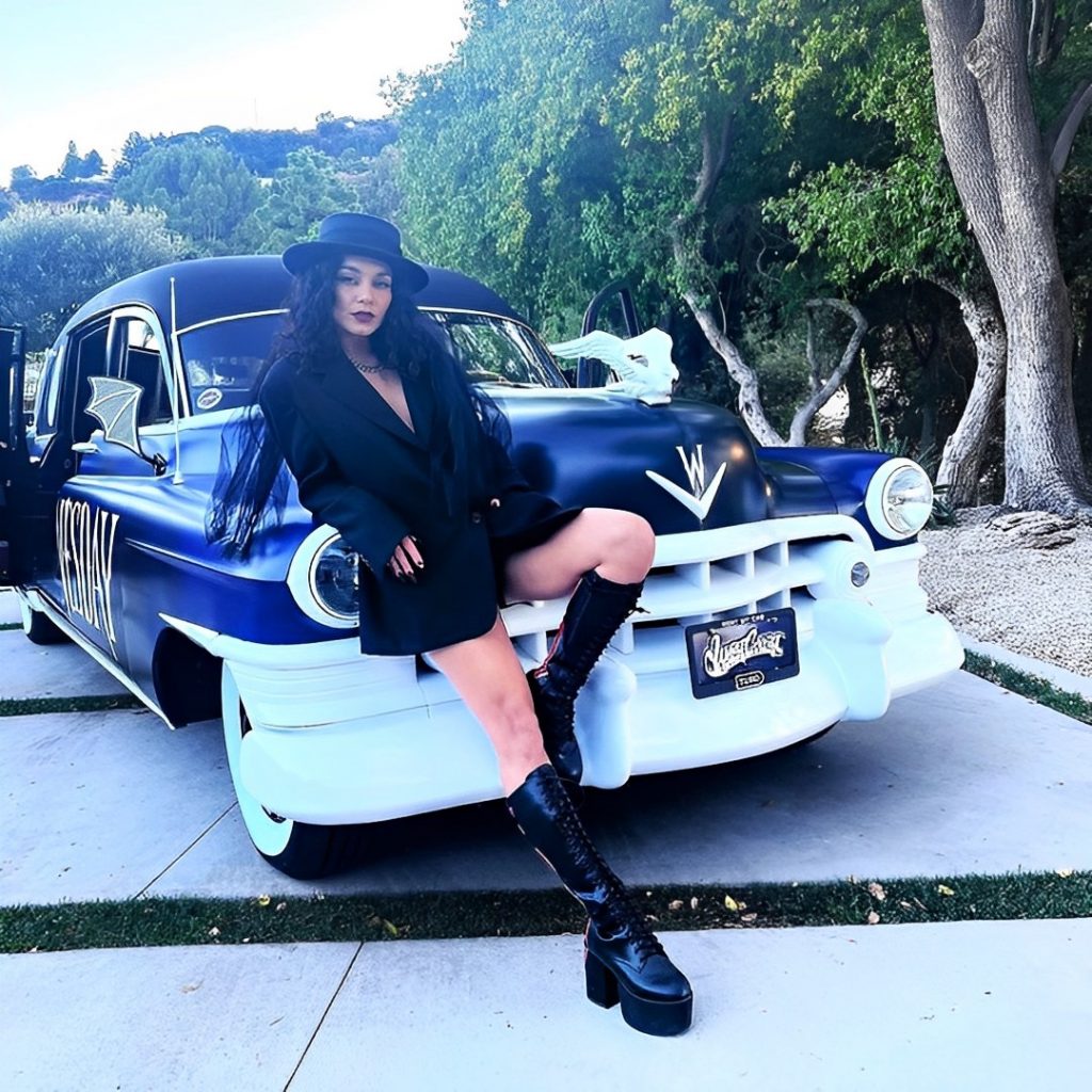 Vanessa Hudgens And Her Car