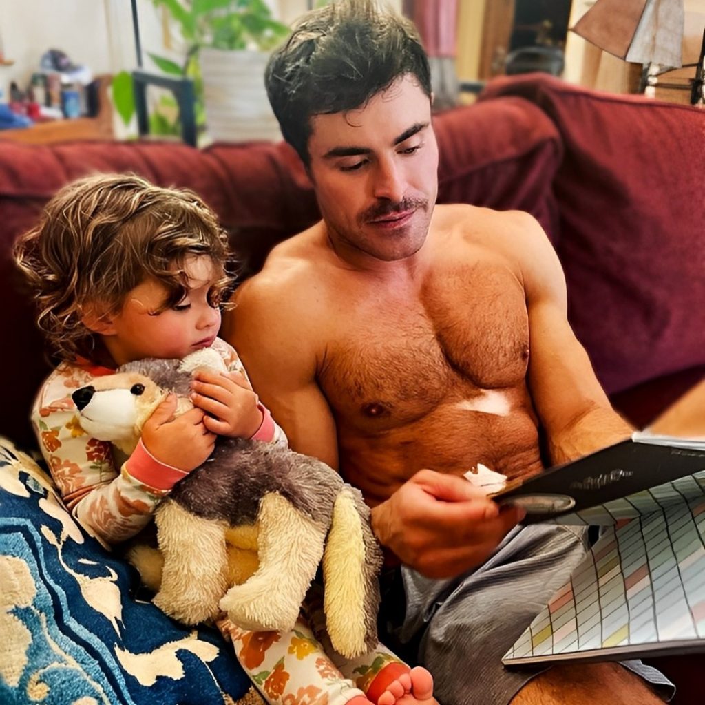 Zac Efron And His Daughter