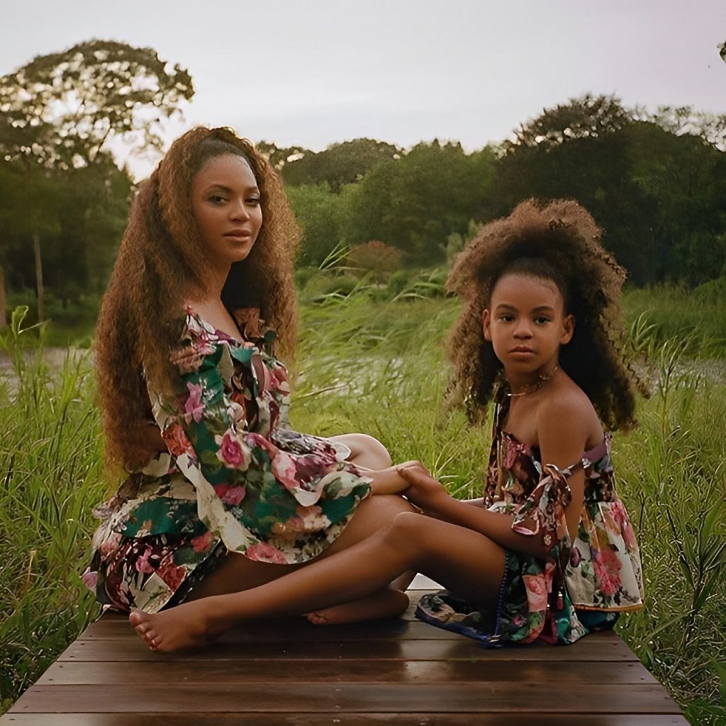 Blue Ivy Carter And Beyonce