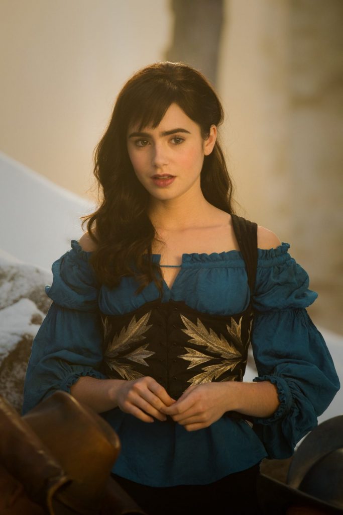 Lily Collins Dress Look
