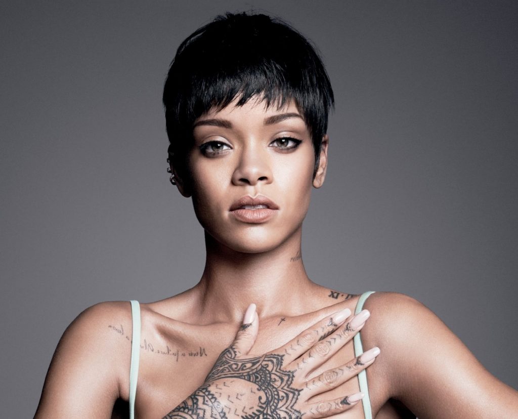 Vogue Tattoo Rihanna